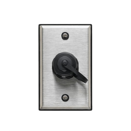 Leviton ELECTRICAL CONNECTOR ASSEMBLY DURAPORT IND OUTLET KIT 1-GANG 1-PORT SS D670K-1S1